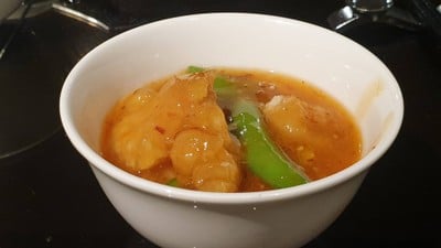 ก๋วยเตี๋ยวเนื้อปลาเก๋าผัดซอสเอ็กซ์โอ