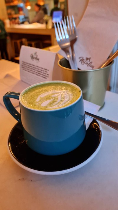 Hot Matcha Latte