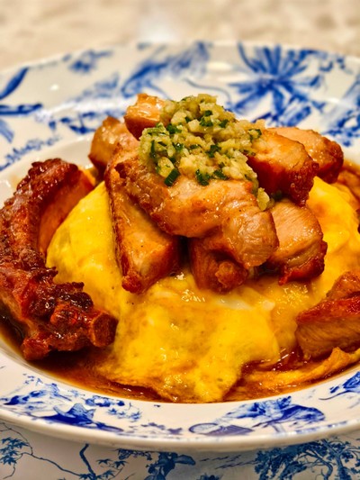 ข้าวไข่ข้น พอร์คช็อพ