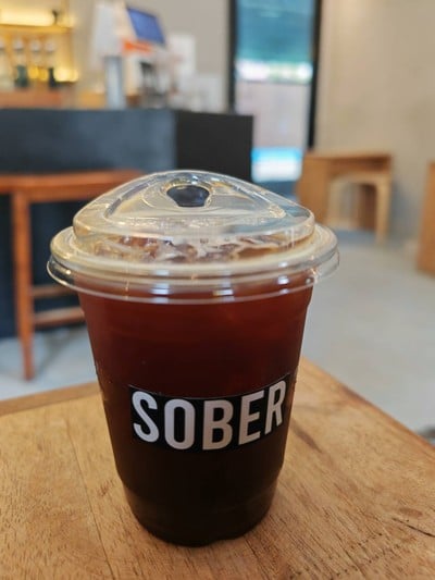 เมนูของร้าน Sober Coffee