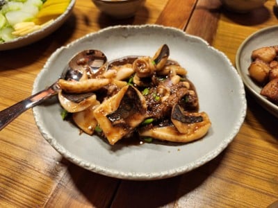 หมึกหอมคั่วกะปิ