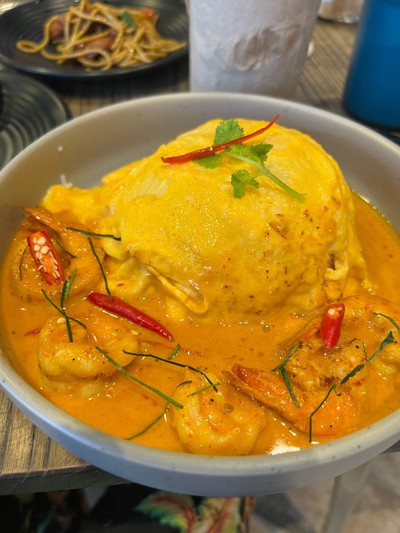 ข้าวไข่ข้นแพนงกุ้ง