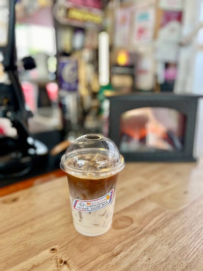 ☕️ Iced Latte. (Price 60 Baht.)