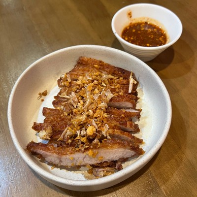 คอหมูทอด
