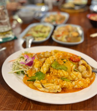 🥘 หมึกผัดไข่เค็ม. (ราคา 180 บาท.)