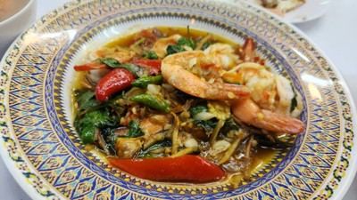 กุ้งผัดฉ่า