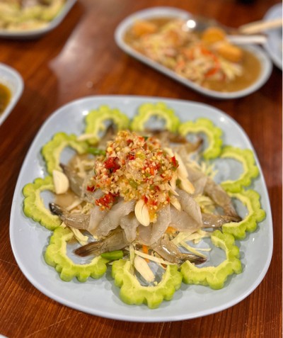 🦐 กุ้งแช่น้ำปลา. (ราคา 120 บาท.)