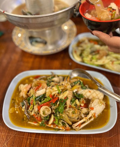 🥘 ทะเลผัดฉ่า. (ราคา 180 บาท.)