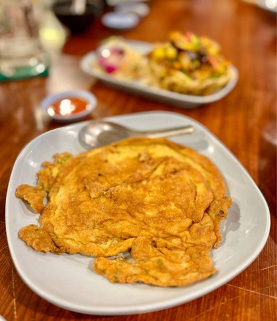 🍳 ไข่เจียวหมูสับ. (ราคา 80 บาท.)