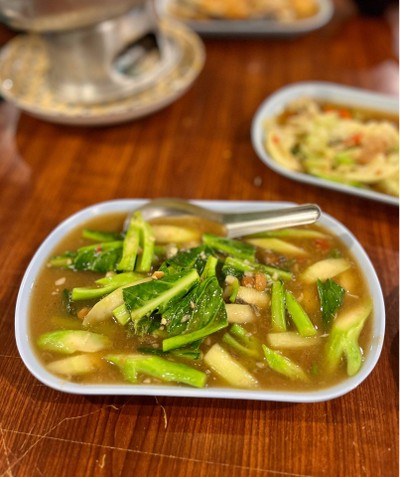 🥗 คะน้าผัดปลาเค็ม. (ราคา 120 บาท.)