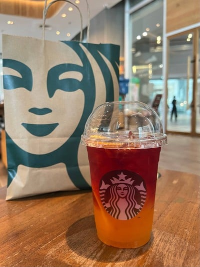 เมนูของร้าน Starbucks สามย่านมิตรทาวน์