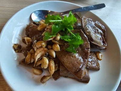 ตับทอดกระเทียม