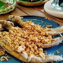 เนื้อเนื้ออ่อนตัวใหญ่ๆ ทอดมากรอบๆ ที่กินได้ทั้งตัว