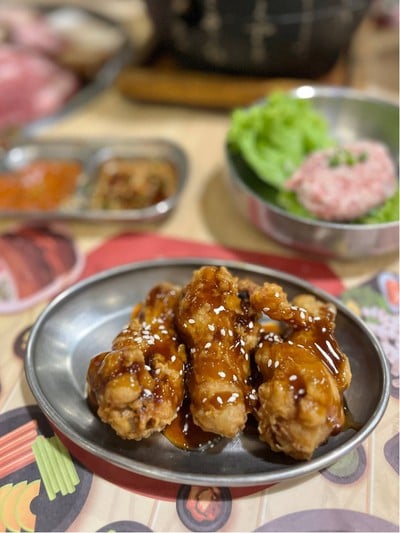 🍗 ไก่ทอสซอสกระเทียม.