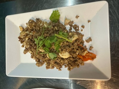 ไข่เค็มผัดหมูสับ