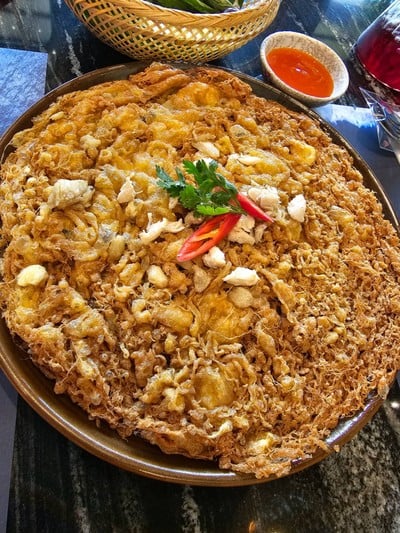 ไข่เจียวกรอบปูก้อน