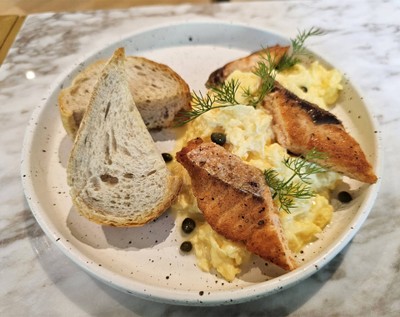 Salmon Scramble Egg