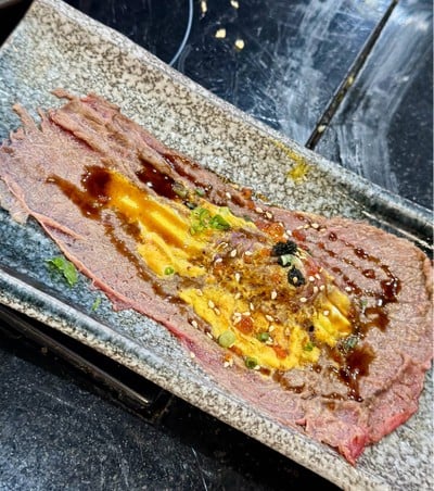 ซูชิหน้าเนื้ิอวากิวจัมโบ้