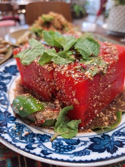 ตำแตงโมปลาร้าหอม