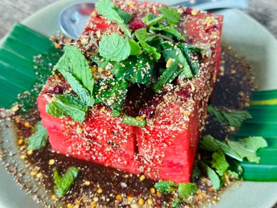 ตำแตงโมปลาร้าหอม