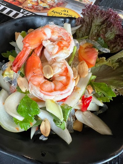 ยำเส้นแก้วกุ้งสด Yum-glass-PR