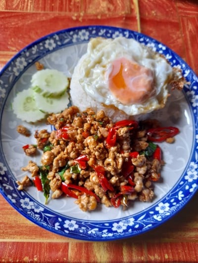 ผัดกะเพราหมูสับ