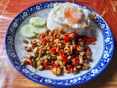 ผัดกะเพราหมูสับ
