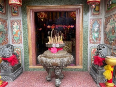 บรรยากาศ ศาลเจ้าแม่สามมุข