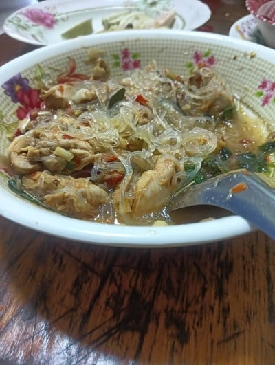 แกงไก่เส้นร้อน(วุ้นเส้น)