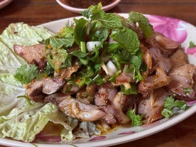 เมนูของร้าน ไก่ย่างหน้าช.ค. 34