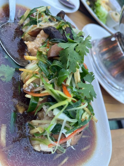 ปลากะพงนึ่งเต้าซี่