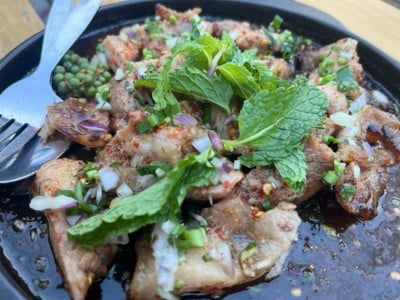 คอหมูย่างกะทะร้อน #ราคาปกติ 250 บ.