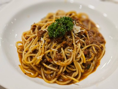 พาสต้าซอสเนื้อสไตล์อิตาเลียน