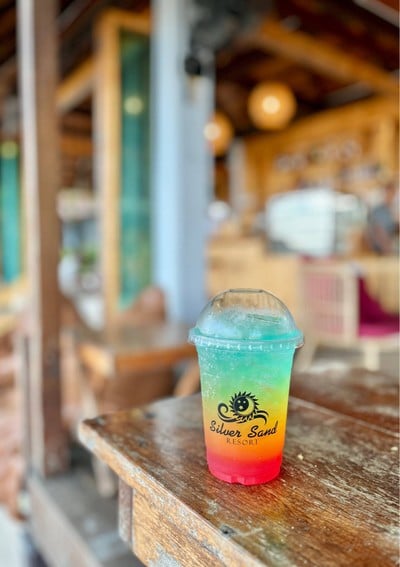 🍹 Silver Sand Fresh. (Price 70 Baht.)