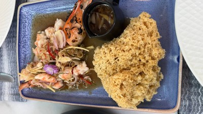 แสร้งว่ากุ้งแม่น้ำปลาดุกฟู