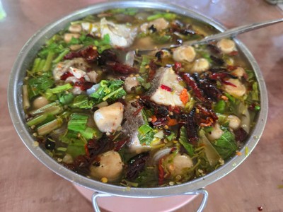 ต้มยำปลาช่อน