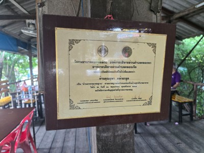 ป้ายราคาหรือสมุดเมนู