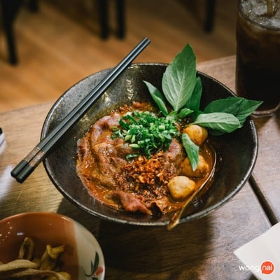 เมนูของร้าน เตี๋ยว'บางกอก พาราไดซ์พาร์ค