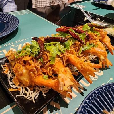 กุ้งซอสมะขาม