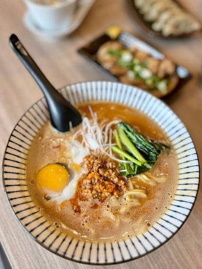 🍜 Tantanmen feat.ontama. (Price 250 Baht.)