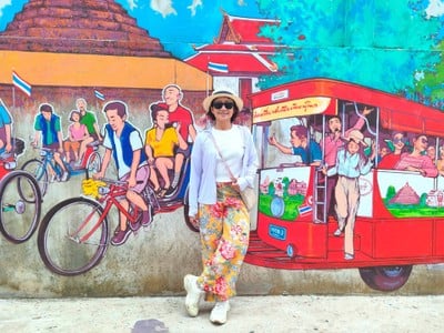 บรรยากาศ Street Art By Thong