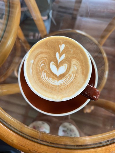 ลาเต้ร้อน