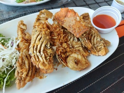 กั้งกระดานทอดกระเทียม