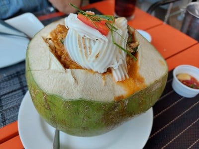 ห่อหมกปูมะพร้าวอ่อน