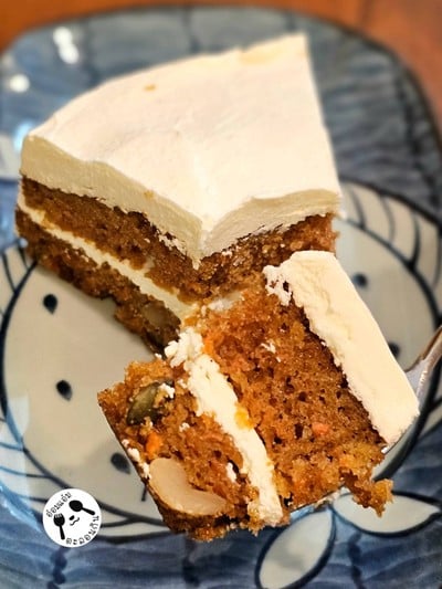 เค้กแครอทครีมชีส Carrot cake with Cream Cheese Frosting