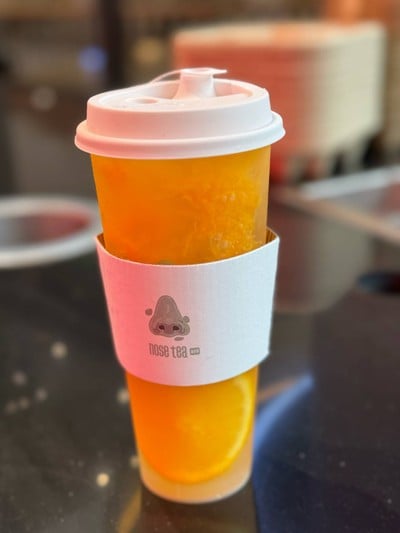 Taiwanese orange jasmine tea