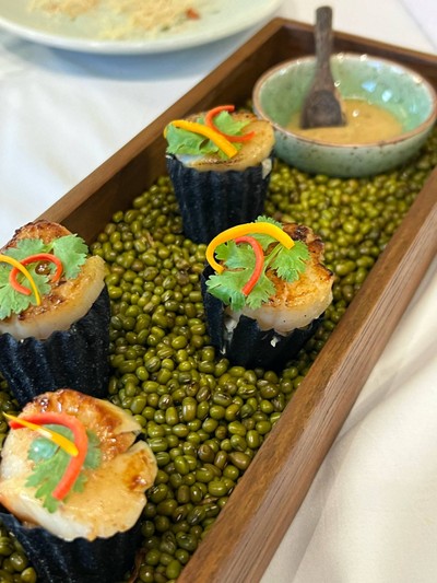 หลนหอยเชลล์กระทงกรอบ