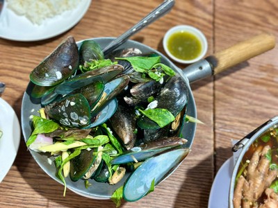 หอยแมลงภู่อบ