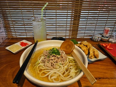 Niku Udon & Toritempura