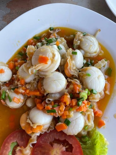 เมนูของร้าน ครัวเจ๊นงค์ซีฟู้ด